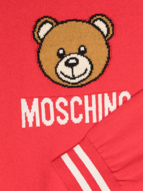 MOSCHINO テディベアセーター Moschino テディベア セーター | ニュートラル | FARFETCH JP