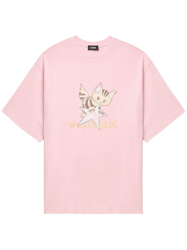 We11done グラフィック Tシャツ | ピンク | FARFETCH JP