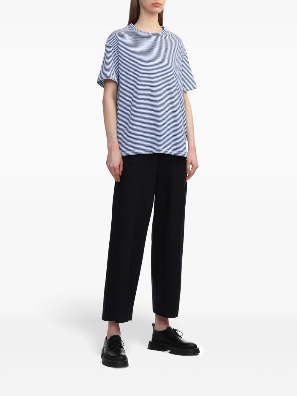 rag & bone Slub T-shirt - Blauw