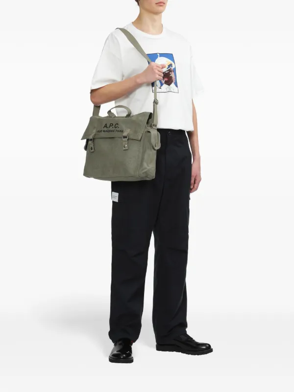 【関税込み】A.P.C. カーキ Recuperation バッグ A.P.C. Recuperation Messenger Bag | Green | FARFETCH