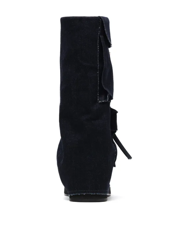 The Attico Robin ブーツ | ブルー | FARFETCH JP