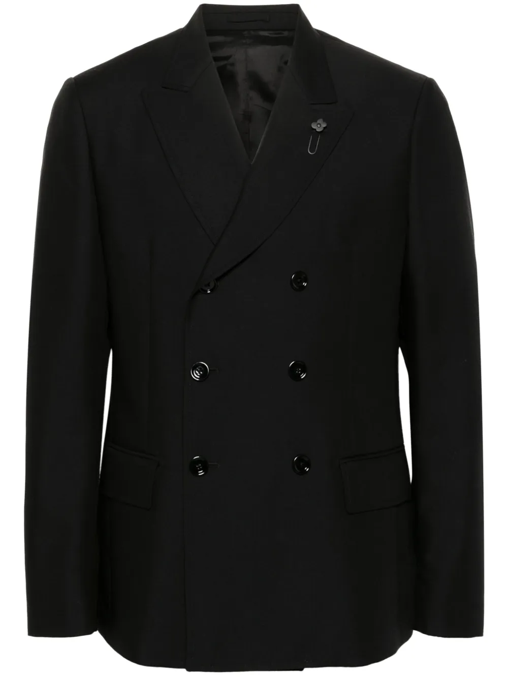Lardini blazer con doble botonadura | negro | Image 1
