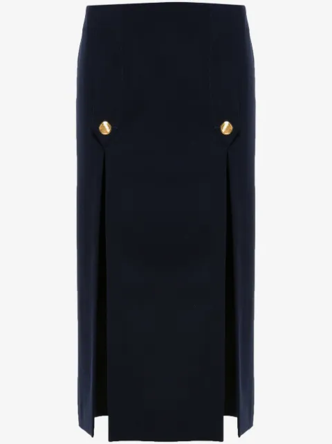 Chloé falda midi con abertura lateral