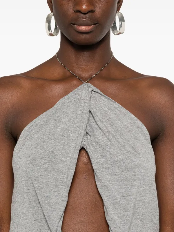 ワンピース THE ATTICO Woman Dress Grey 247WCA162JF03 183 Grey mini dress for Women | THE ATTICO®