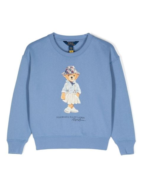 Ralph Lauren Kids Teddy Bear cotton sweatshirt