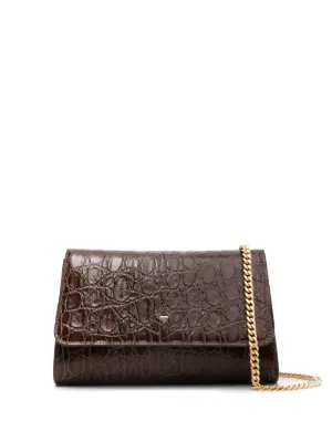 Sac Bandoulière Giuseppe Zanotti En Cuir Beige Nu - Presque Neuf, Porté Seulement 2 Fois !