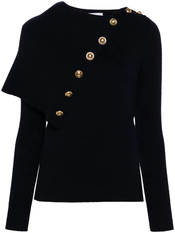 Rabanne Sweater in Wool in Blue