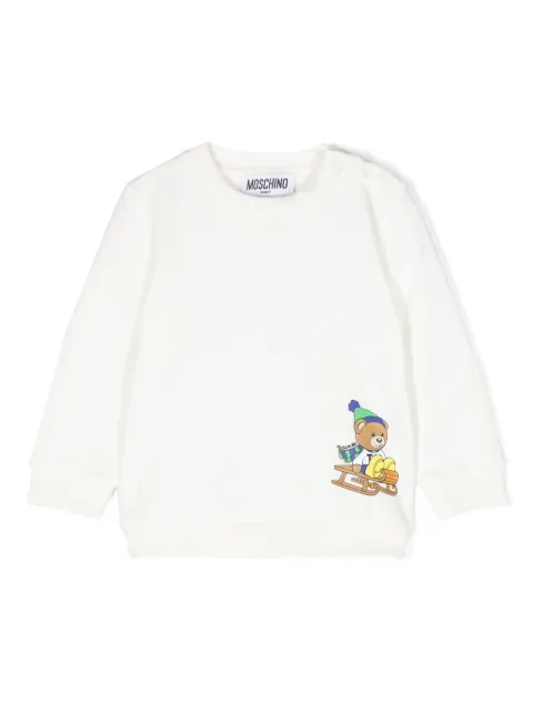 Moschino Kids teddy bear-print sweatshirt