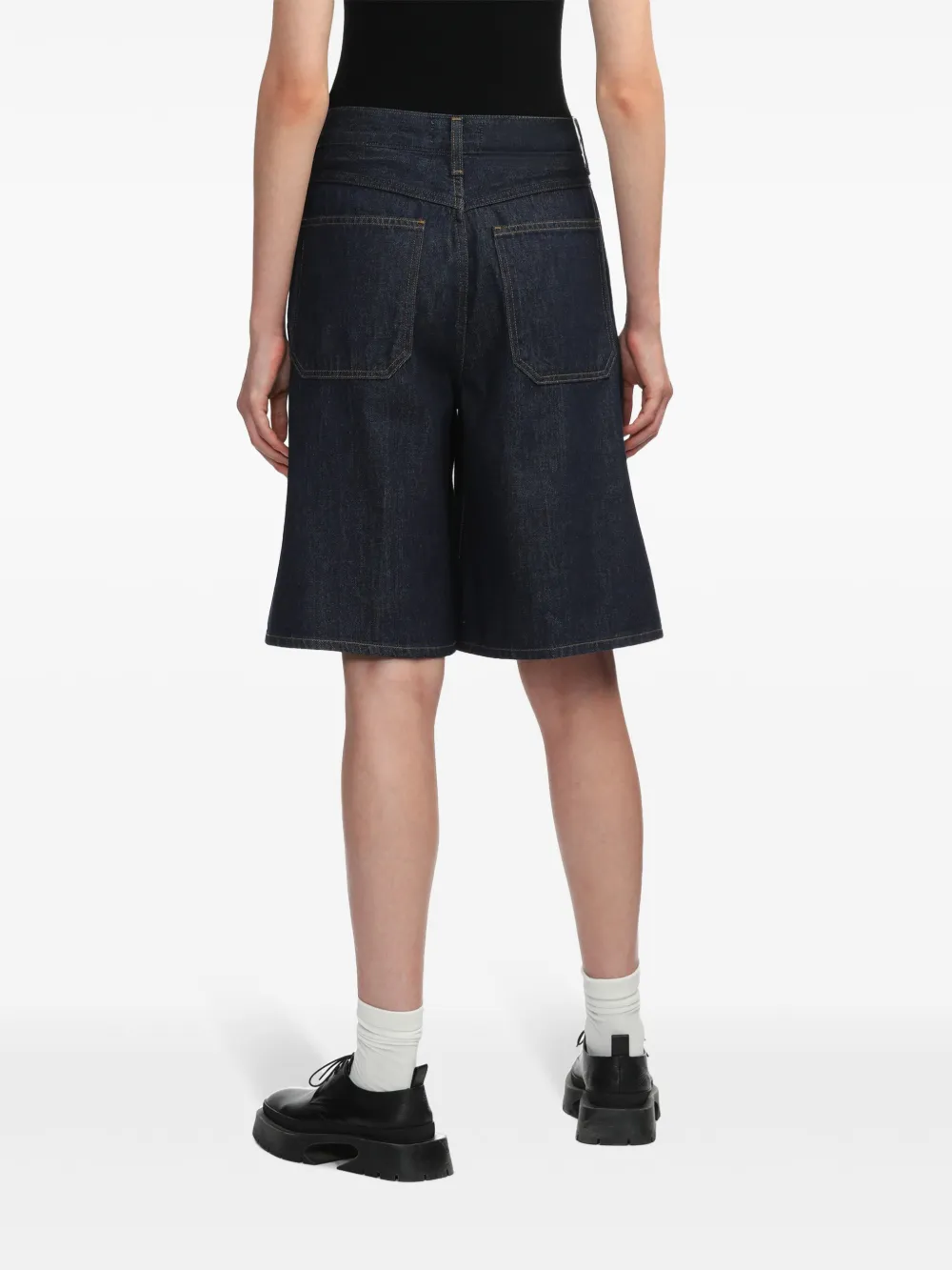 AGOLDE Nolan denim shorts Blauw
