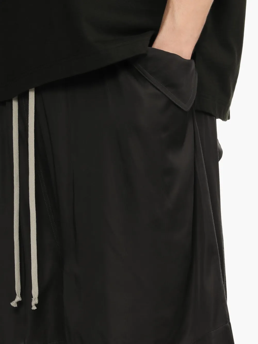 Rick Owens Shorts met wijde pijpen Grijs