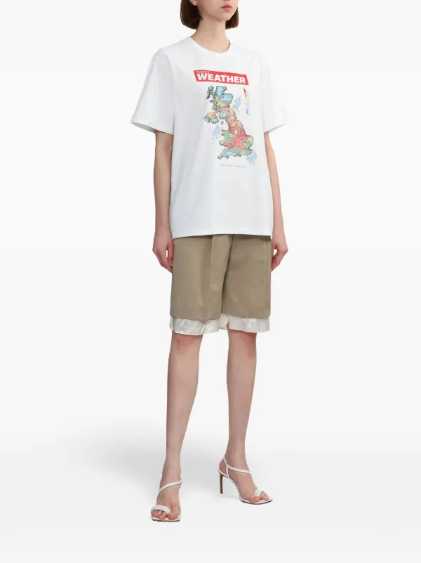 【関税込み】Stella McCartney ホワイト Weather Tシャツ Stella McCartney Weather Tシャツ | ホワイト | FARFETCH JP
