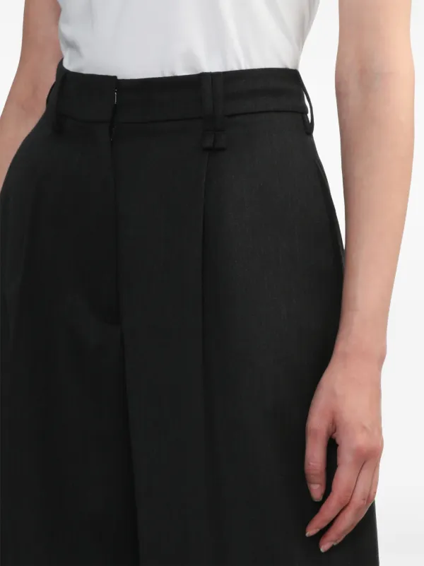 【送料&関税込】Simone Rocha Cropped Trousers Simone Rocha Cropped Tailored Trousers | Grey | FARFETCH GE
