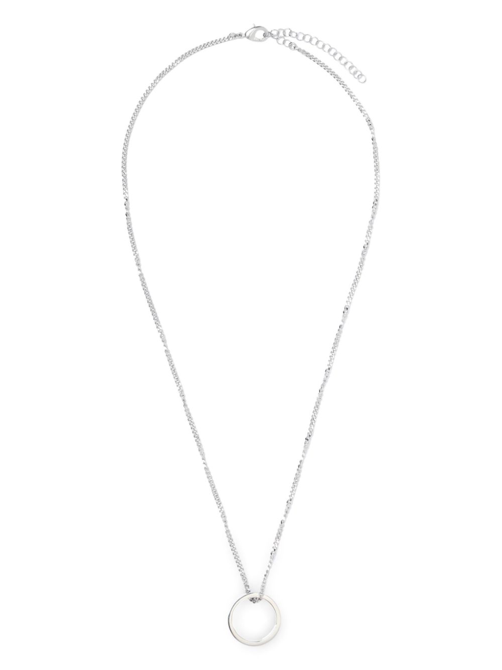 MM6 Maison Margiela Numeric Minimal Signature necklace - Silver