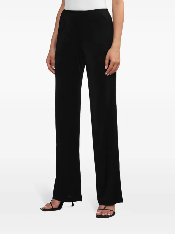 Helmut Lang Fluid straight-leg Trousers | Black | FARFETCH JO