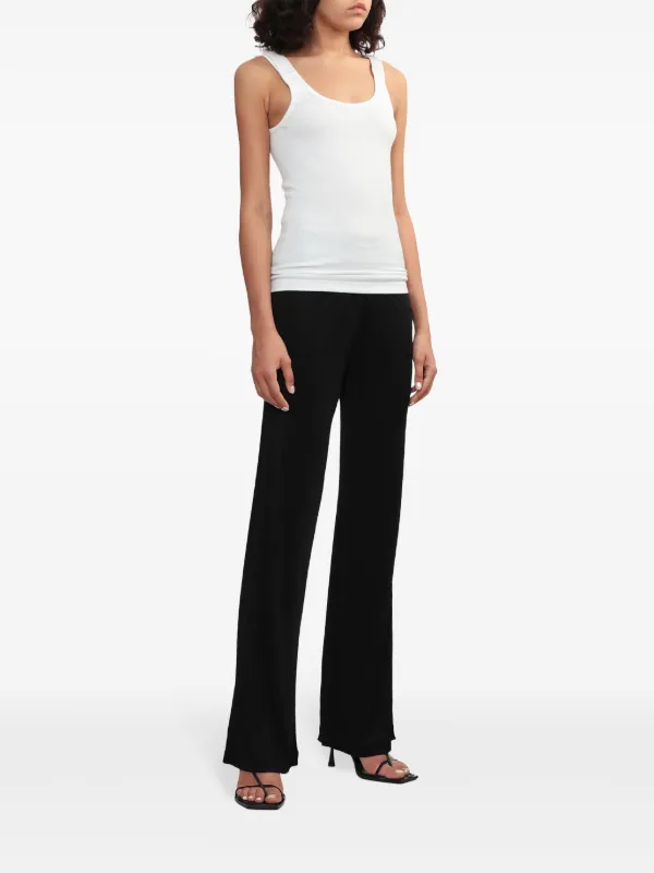 Helmut Lang Fluid straight-leg Trousers | Black | FARFETCH JO