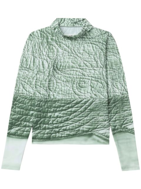 MM6 Maison Margiela trompe l'oeil-print top Women