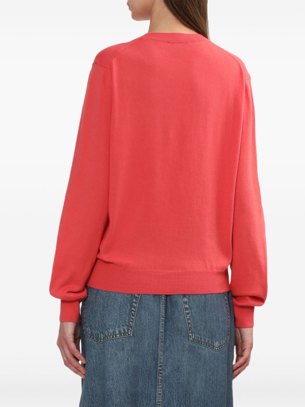 A.P.C. logo-embroidered jumper Women