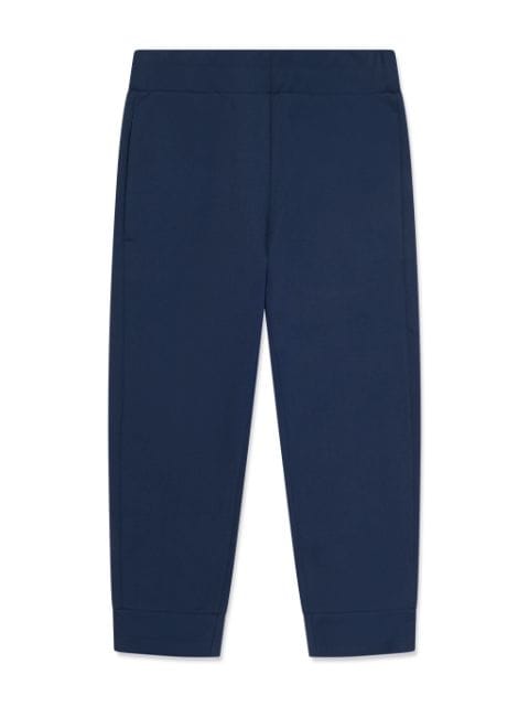 Roberto Cavalli Junior logo-patch cotton track pants 