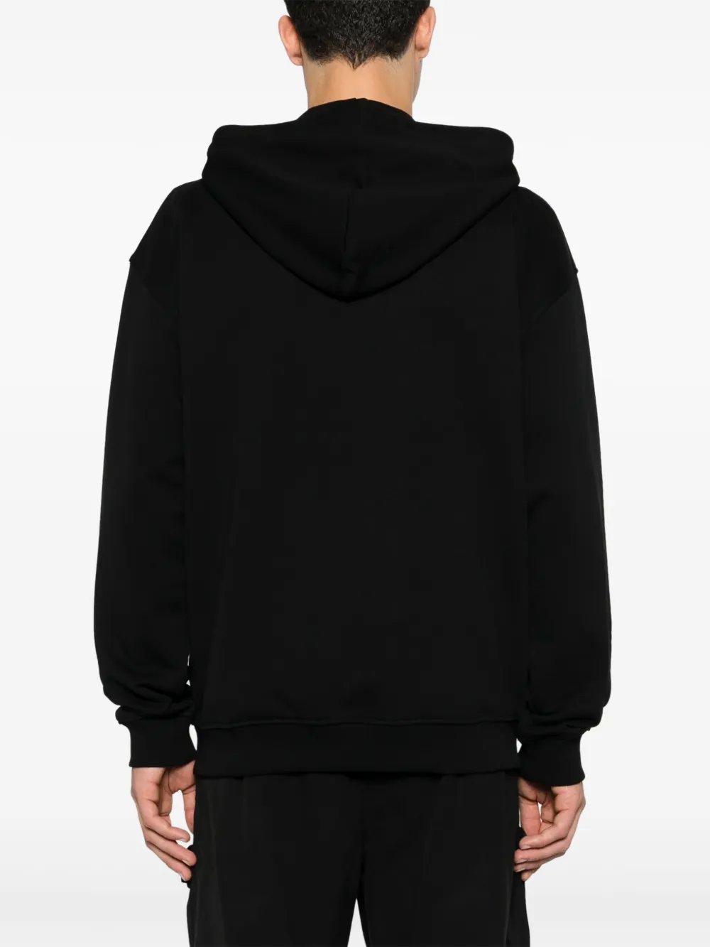 Diesel Hoodie met geborduurd logo Zwart