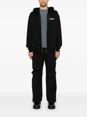 【DIESEL】希少★D-BNHILL55 Upcycled Hoodie/Black DIESEL】希少☆D-BNHILL55 Upcycled Hoodie/Black (DIESEL