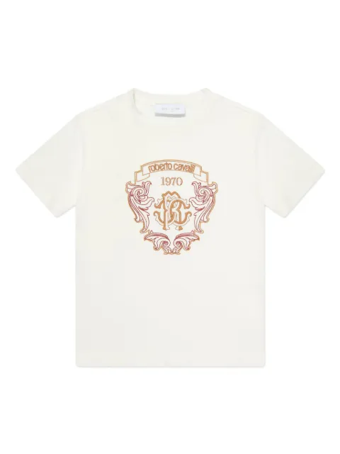 Roberto Cavalli Junior playera con logo bordado