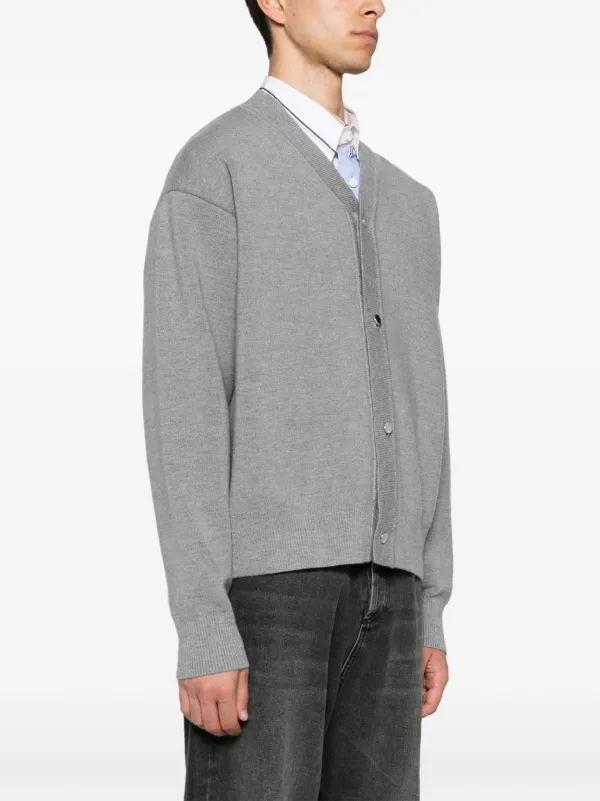 Jacquemus ボタン カーディガン | グレー | FARFETCH JP