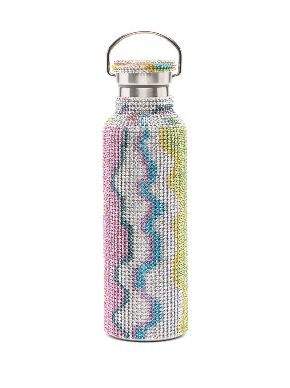 Collina Strada Waterfles met stras - Zilver