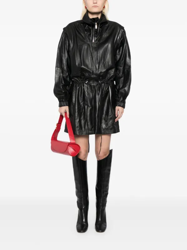 Helmut lang leather dress best sale