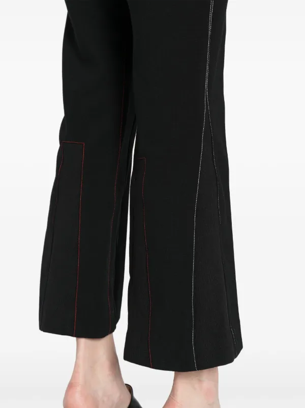 Victoria Beckham フレアパンツ | ブラック | FARFETCH JP