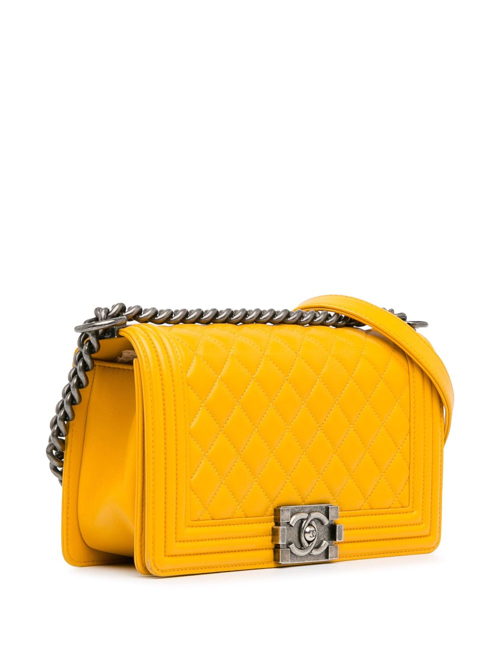 Cheap HOT SALE CHANEL 2014 Medium Lambskin Boy Flap crossbody bag Women