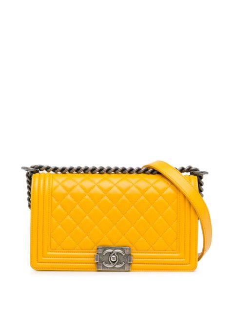 Cheap HOT SALE CHANEL 2014 Medium Lambskin Boy Flap crossbody bag Women