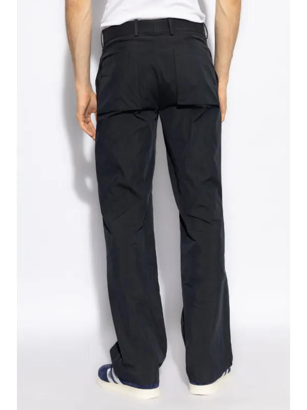 Helmut Lang Utility Car Trousers | Blue | FARFETCH