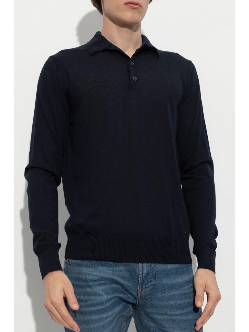 Emporio Armani long sleeve polo shirt Men