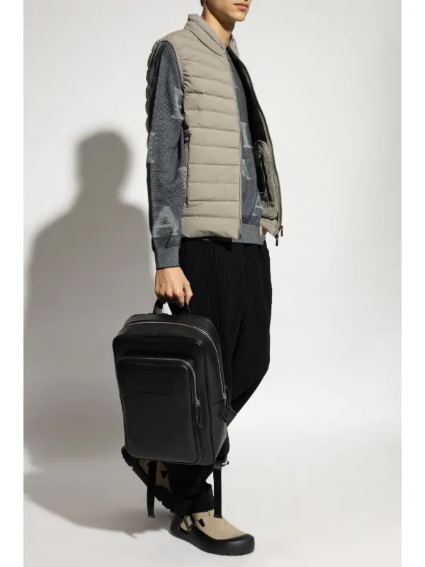 Emporio Armani モノグラム セーター | グレー | FARFETCH JP
