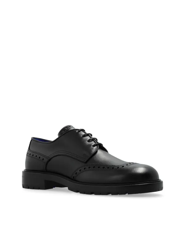 Burberry Leather Oxford Shoes Black FARFETCH IE