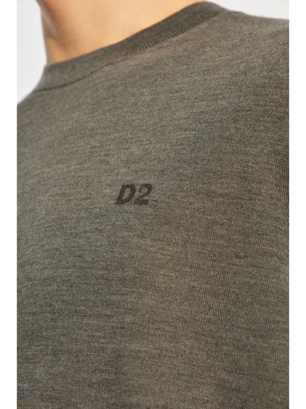 DSQUARED2 Trui met geborduurd logo Grijs