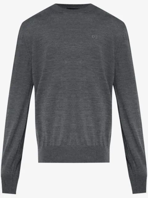 DSQUARED2 logo-embroidered jumper