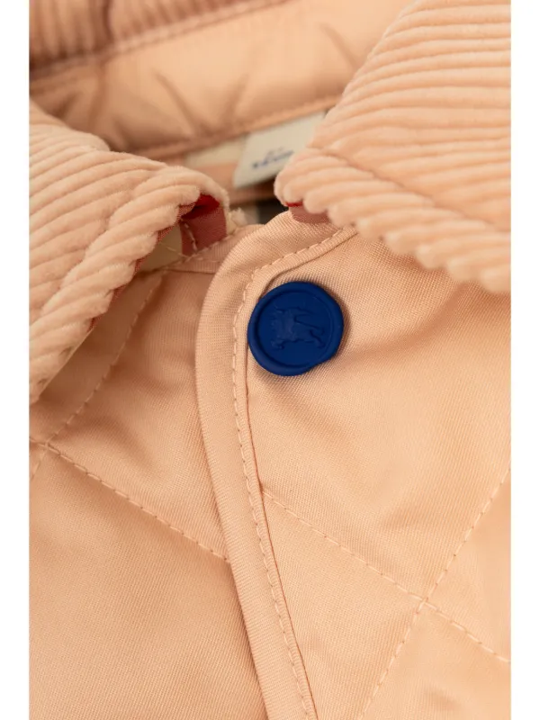 ラウンド  Burberry Kids キルティング ジャケット | ピンク | FARFETCH JP Jacket Blouson