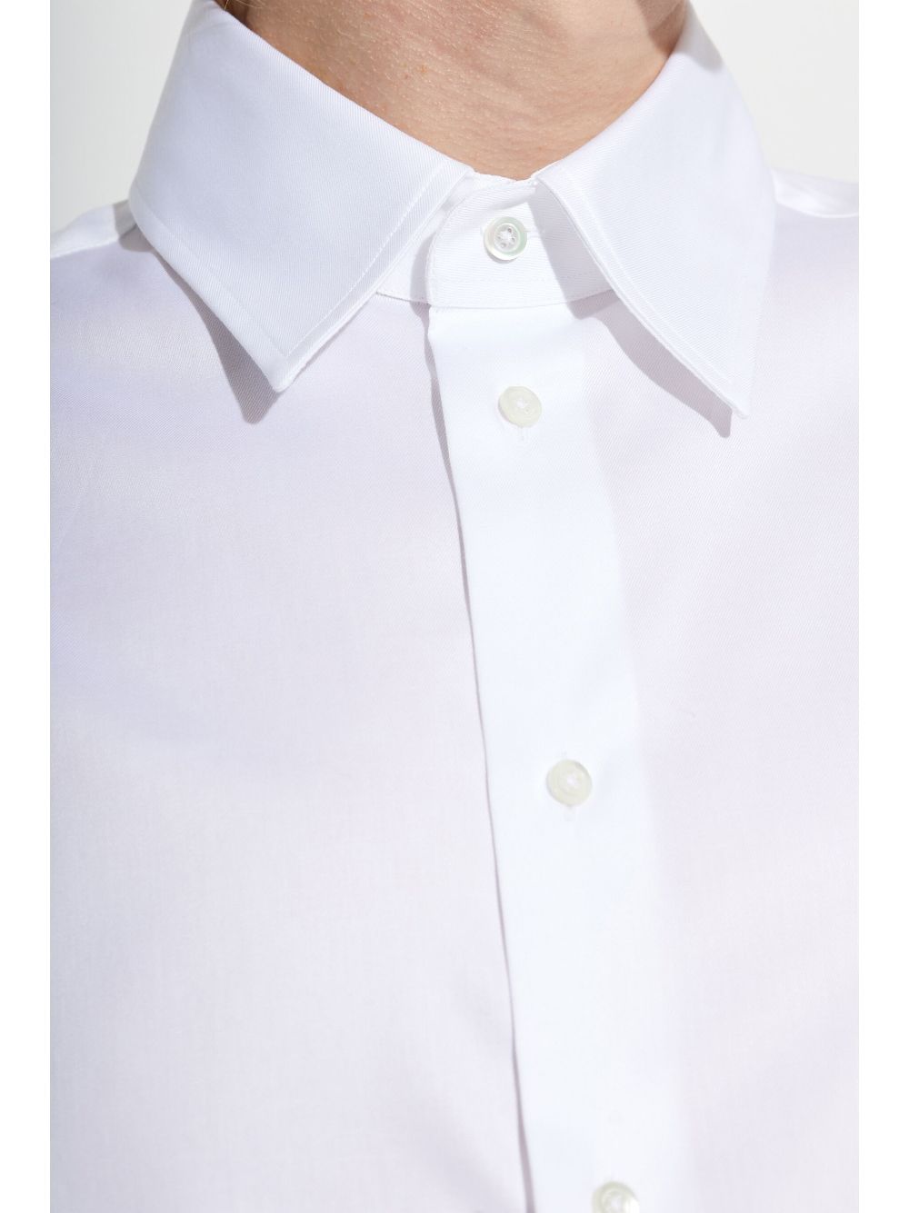 Emporio Armani long-sleeve poplin shirt Men