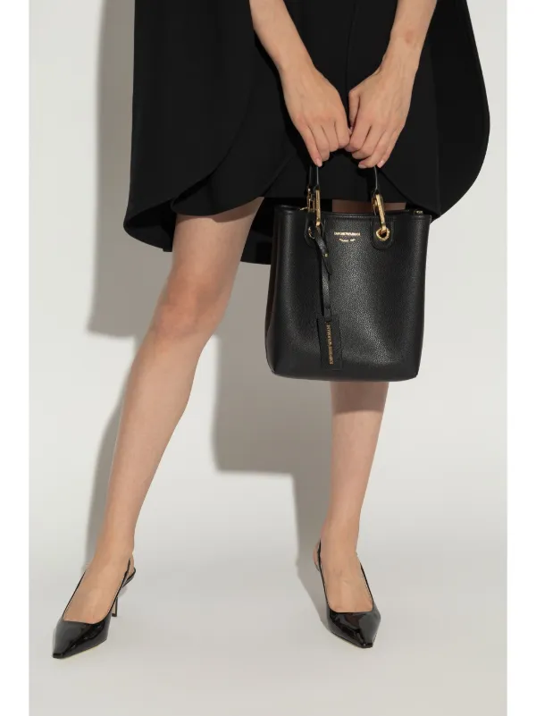 EMPORIO ARMANI MyEA 2WAY バッグ Emporio Armani MyEA Tote Bag | Black | FARFETCH