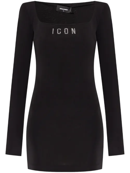 Robe courte à logo imprimé - DSQUARED2 - Modalova