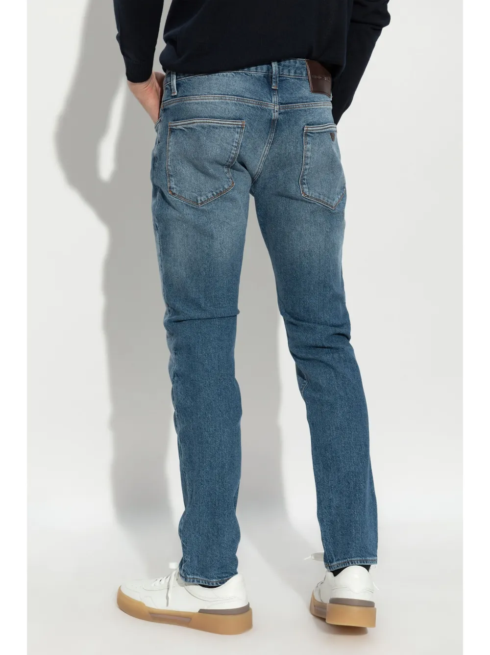 Emporio Armani J06 slim-fit jeans Blauw