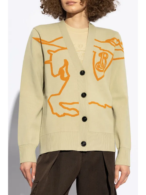 Burberry Brit London orders Cotton Yellow Cardigan