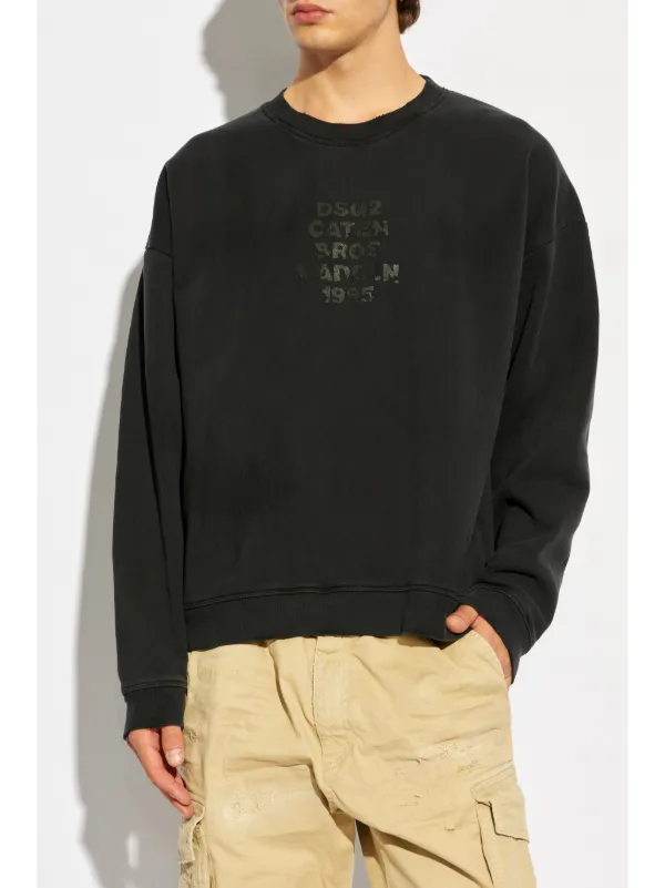 DSQUARED2 ロゴ スウェットシャツ DSQUARED2 ロゴ スウェットシャツ | グレー | FARFETCH JP