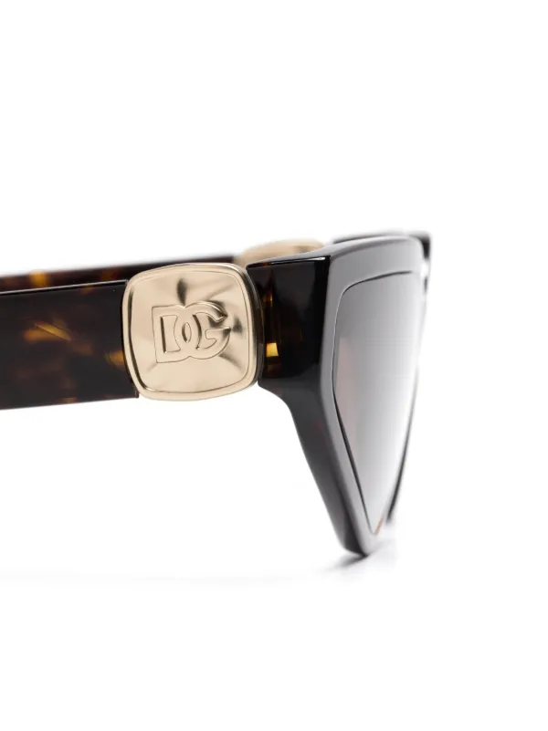 Dolce & Gabbana Eyewear キャットアイ サングラス | ブラウン