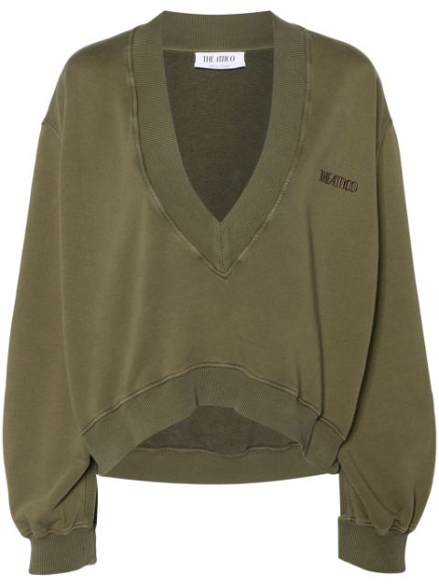 The Attico sudadera con letras del logo