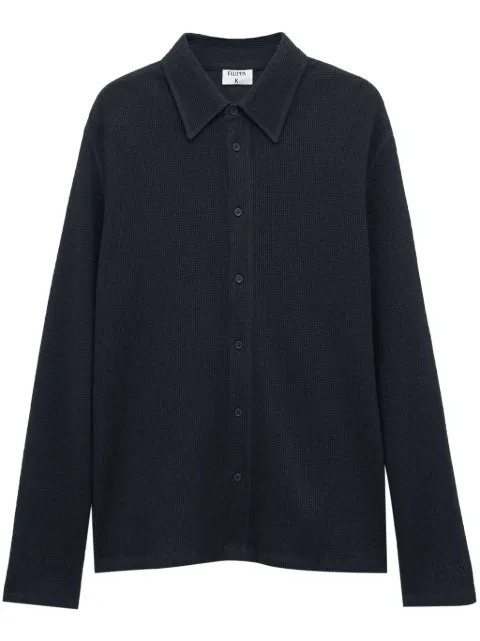 Filippa K waffle jersey shirt