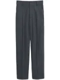 Filippa K tapered-leg flannel trousers - Grey