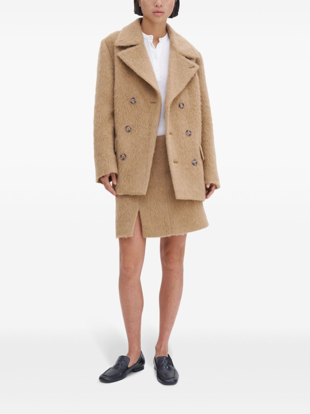 Filippa K Hairy coat - Brown