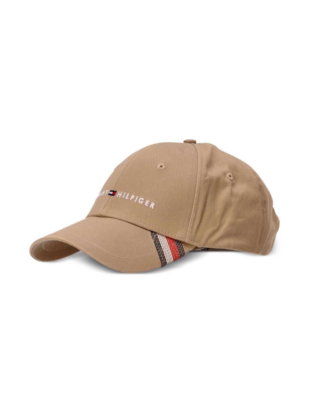 Tommy Hilfiger embroidered-logo cotton cap - Beige